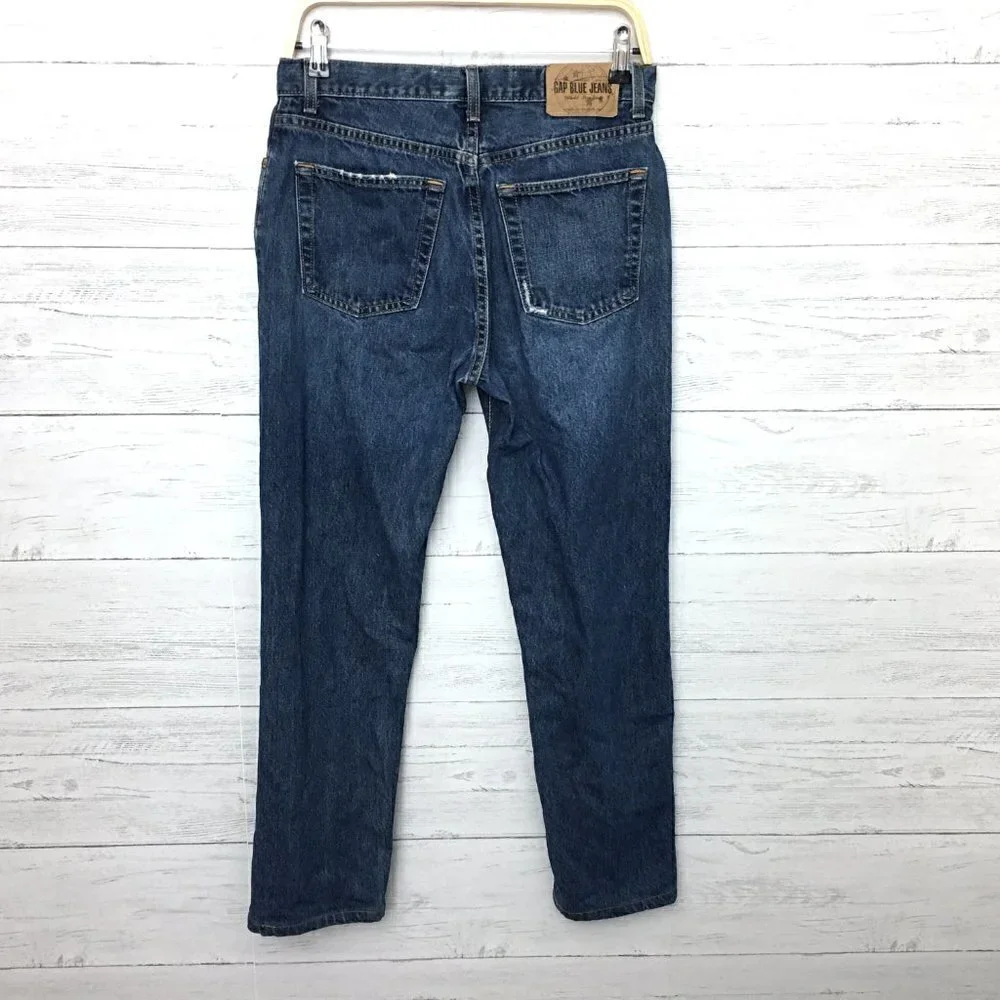 Gap Women's Jeans Original Fit Straight Leg Cotton Denim size 8 length 28